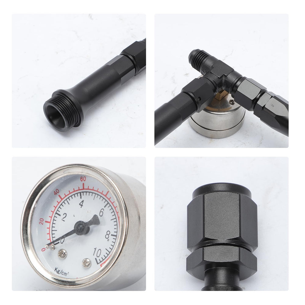 Kaloeou fuel line gauge connection view with 1/8in NPT fittings