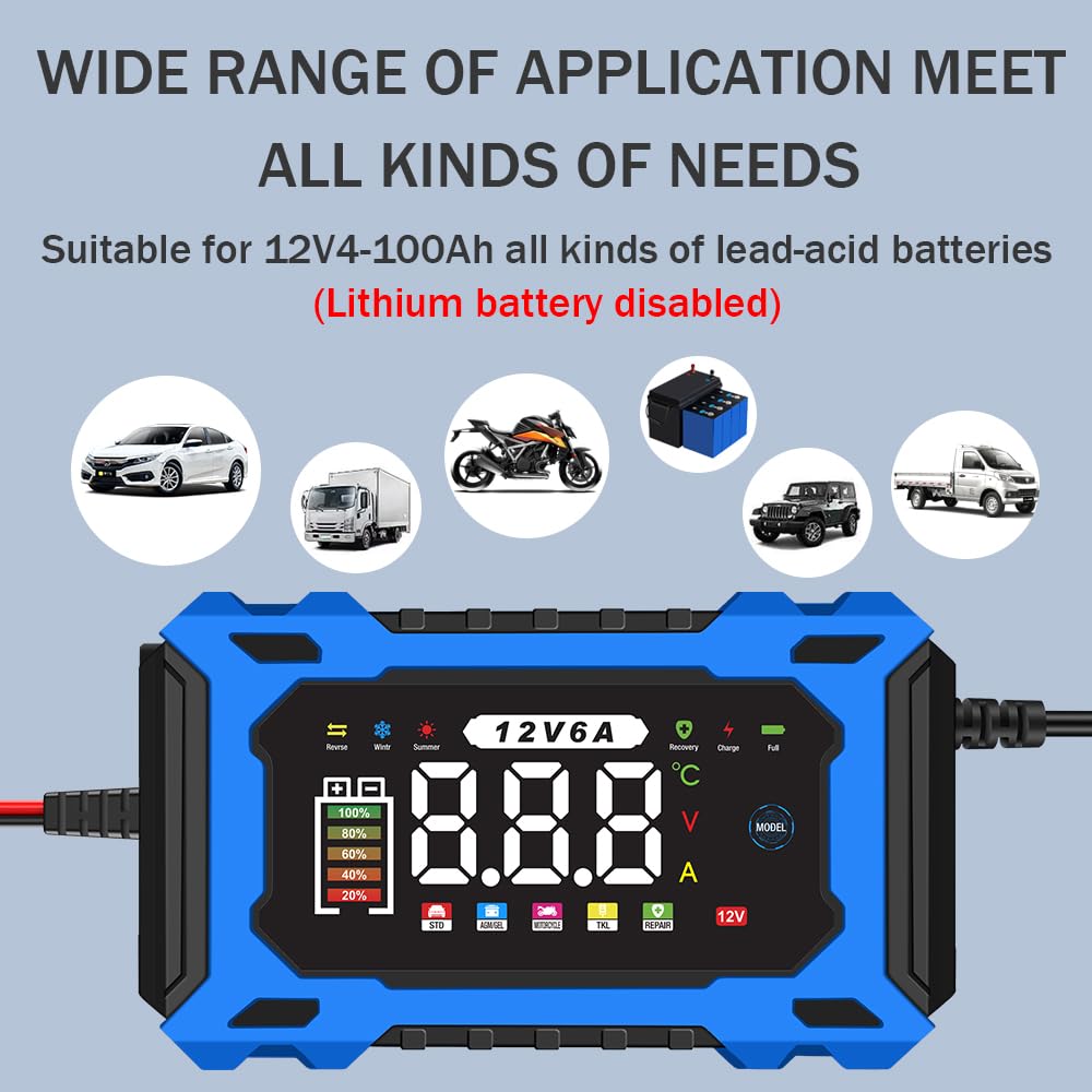 Safety icons on Kalonwell charger showing multi-protection features