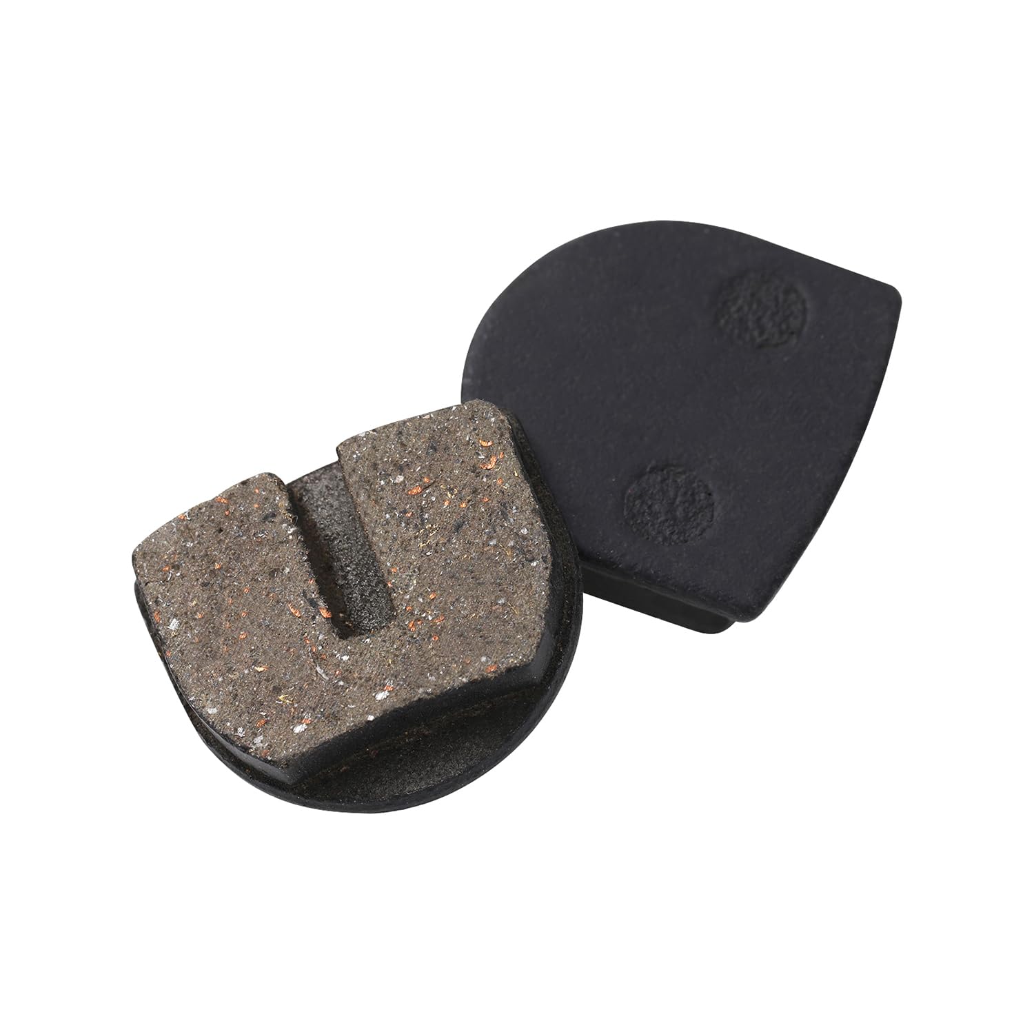 KAMIER brake pad dimensions close-up, 24.5 mm length and 24 mm width