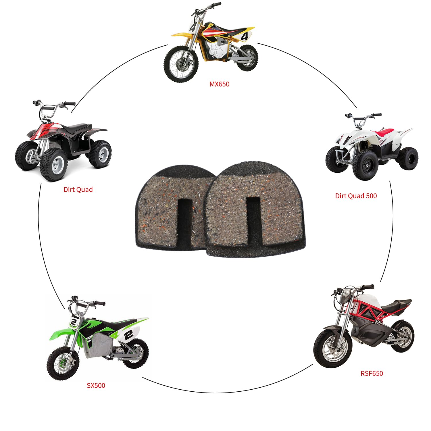 KAMIER spring clamp close-up, enhances braking feel and easier installation
