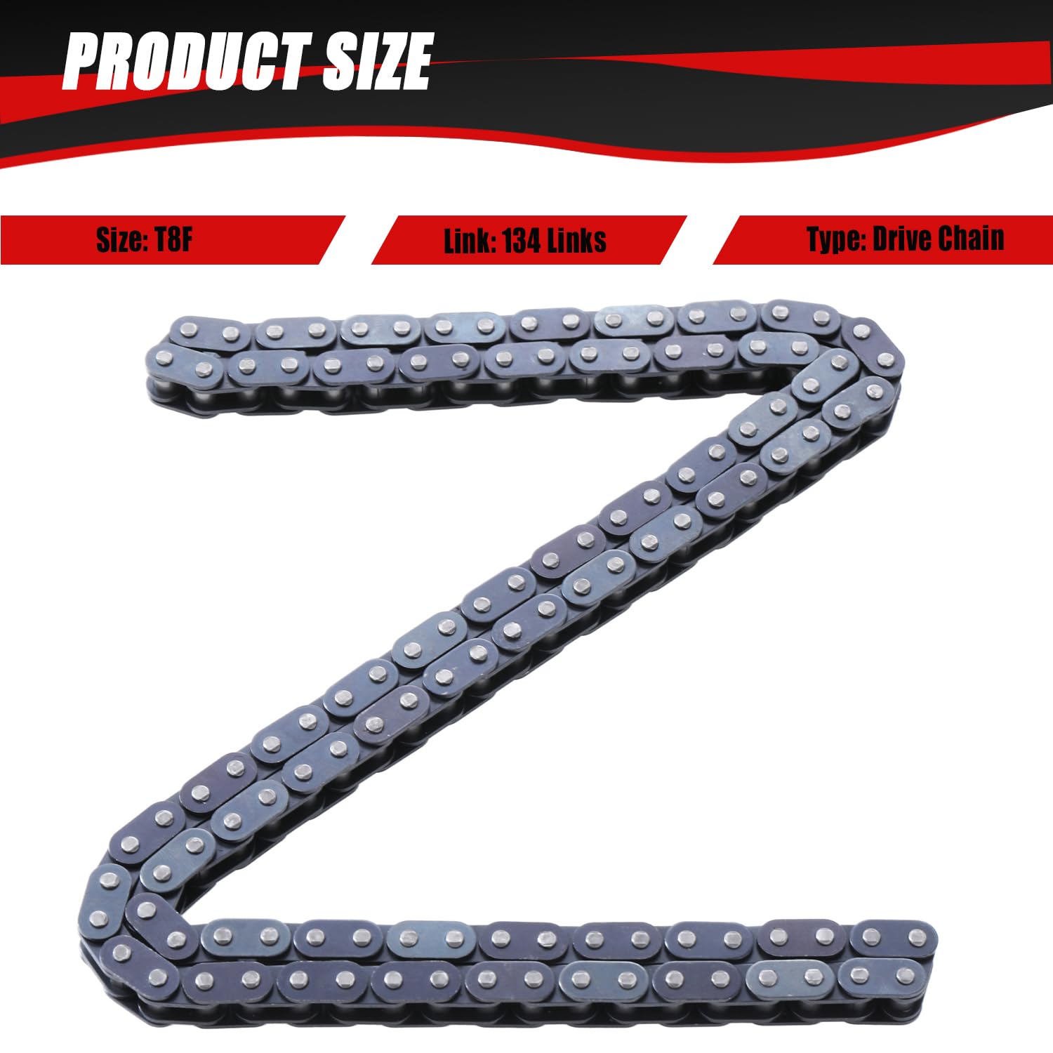KAMIER 134-links chain pack includes master links