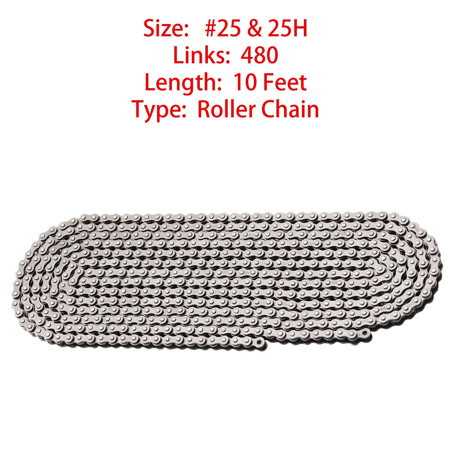Kamier dirt-bike mini-bike chain supports 43cc–50cc models.