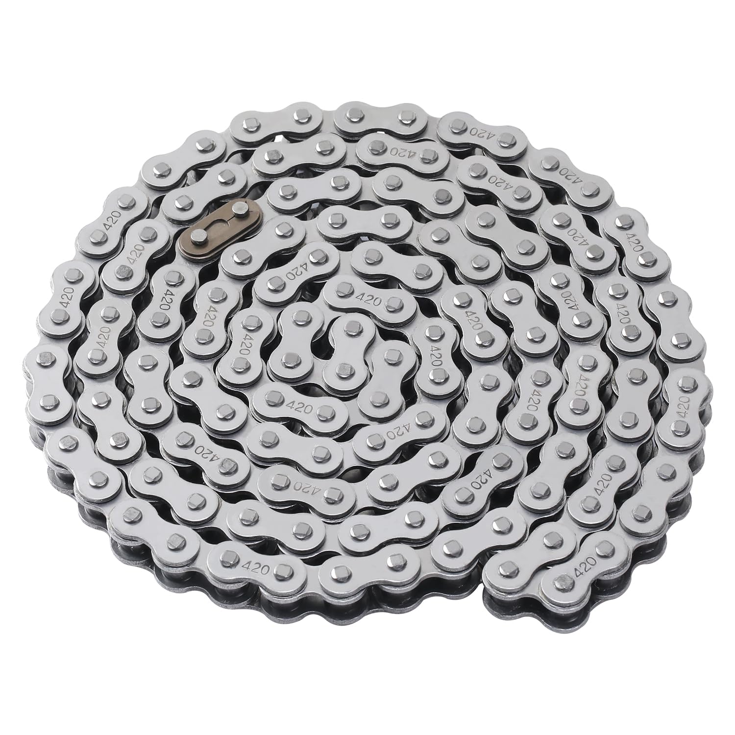 KAMIER chain installed on ATV or dirt bike demonstrating fit.