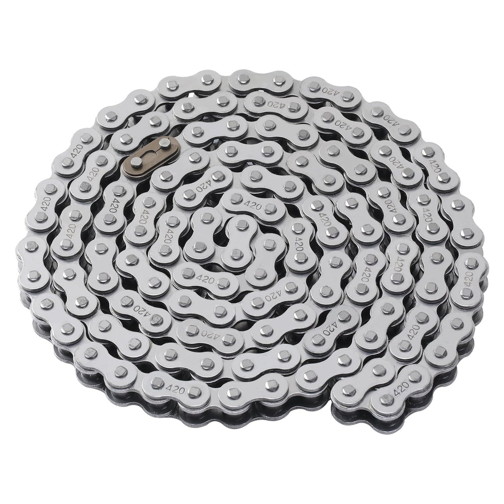 KAMIER chain installed on ATV or dirt bike demonstrating fit.