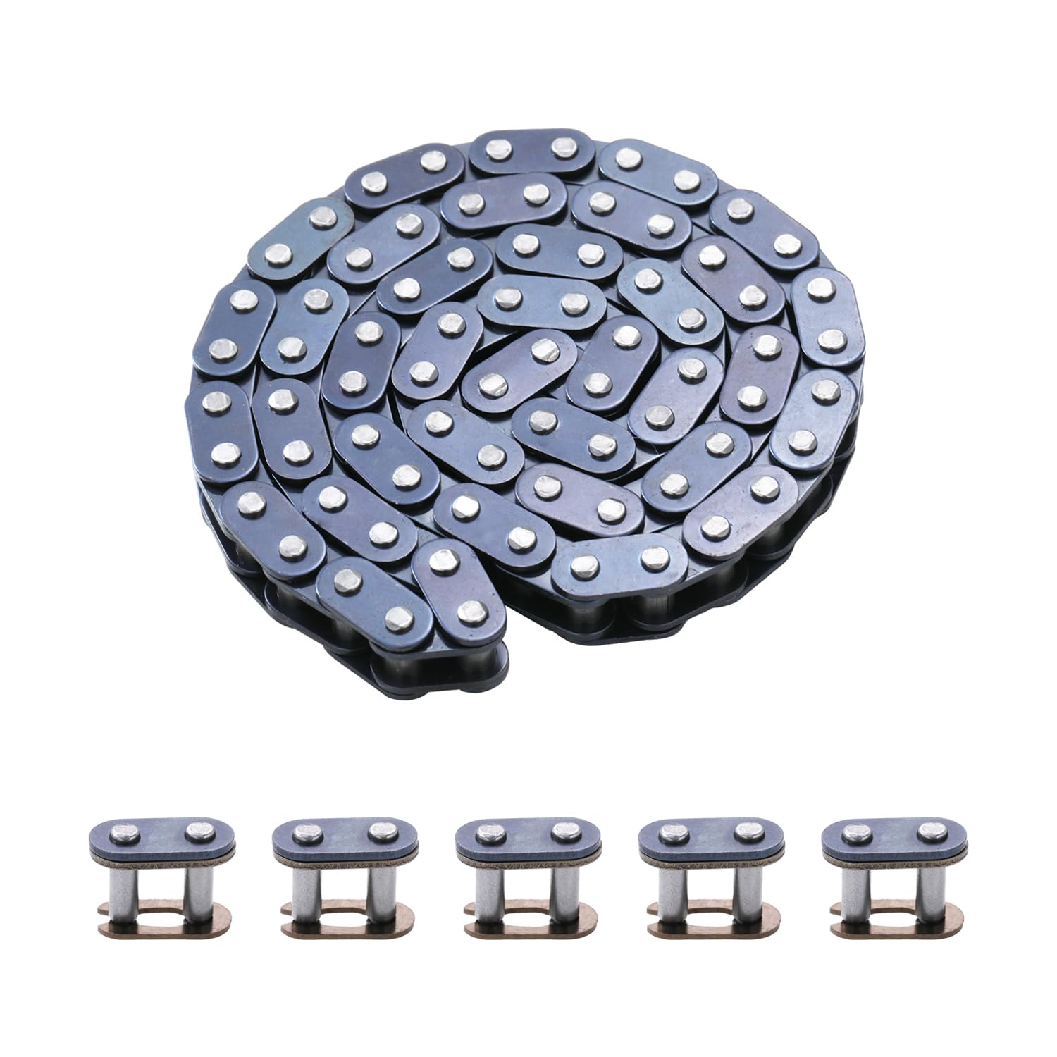 KAMIER T8F 74-link drive chain for Razor Dirt Quad, reliable power transfer