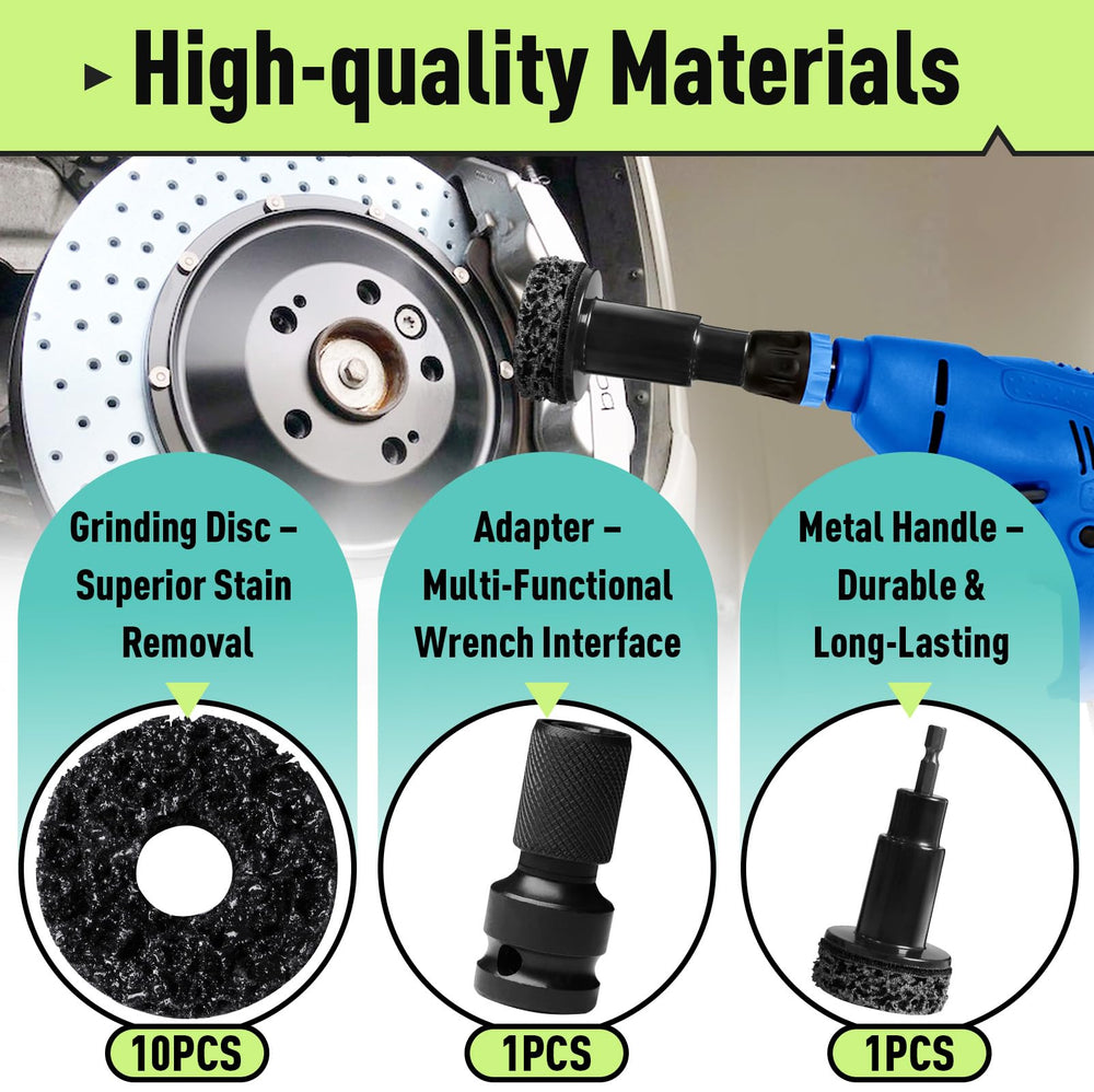 Durable ABS shell on Kamrexi hub cleaner protects surfaces during use.