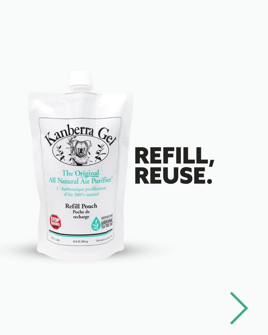 Kanberra closet drawer air purification keeps fabrics smelling clean.