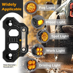 KANGIKX aluminum hood mount bracket protects paint while keeping light secure