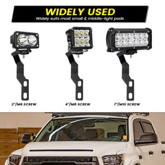 KANGIKX black metal brackets shown ready for rugged off-road use