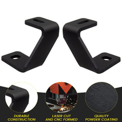 KANGIKX F150 hood light mount bracket assembly detail highlights CNC craftsmanship and matte finish