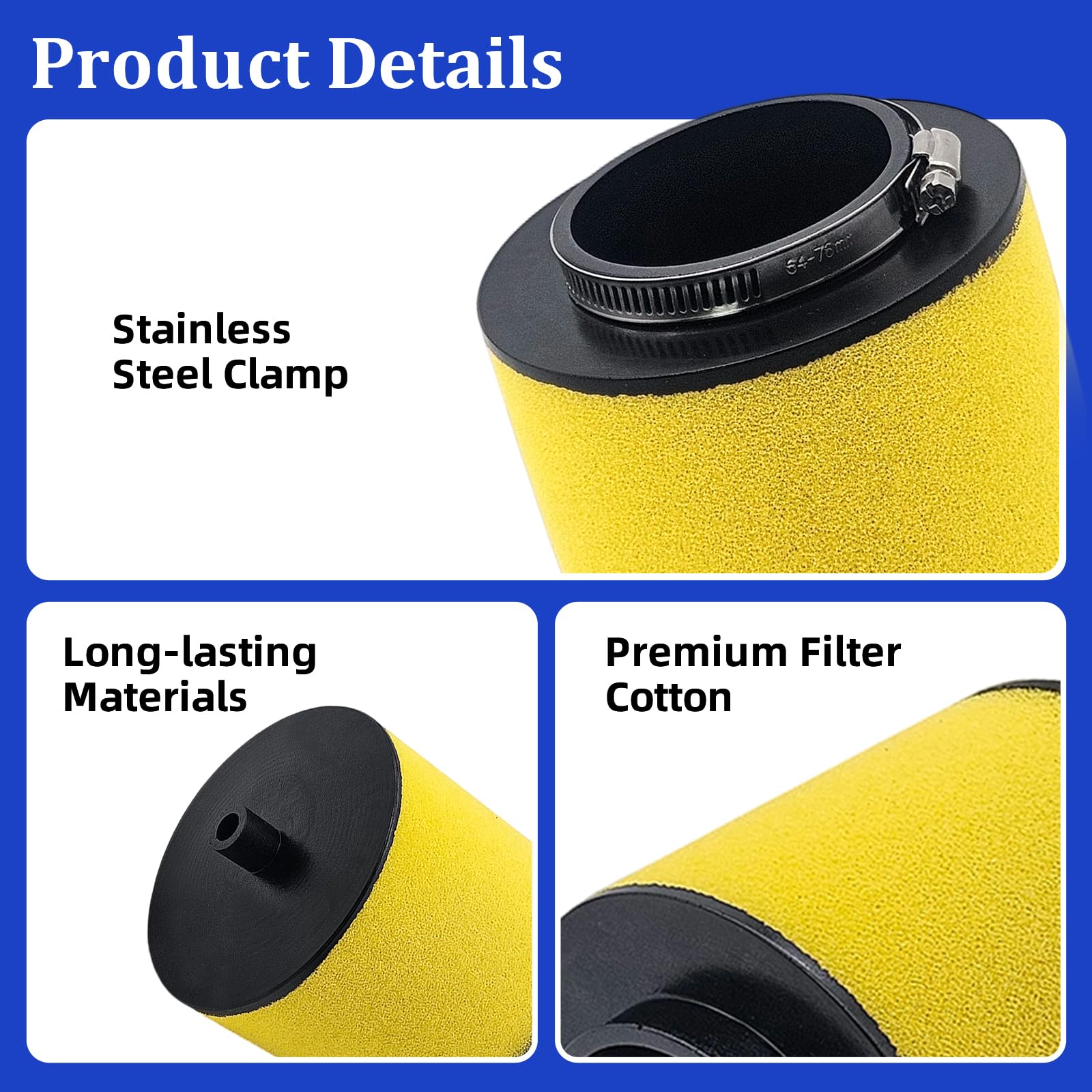 Kanimp oil filter 15410-KYJ-901 close-up for quick maintenance swap