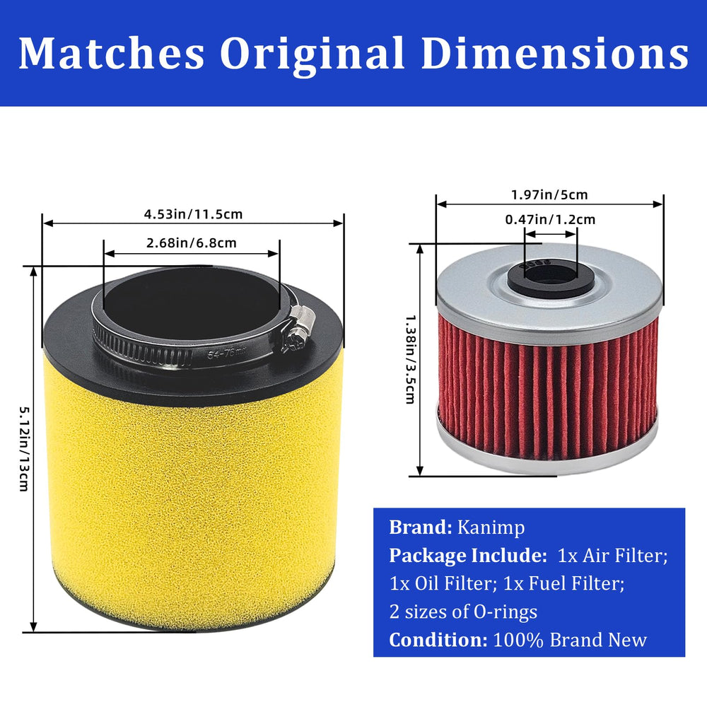 Kanimp oil filter 15412-HM5-A10 close-up with OEM-style protection