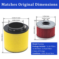 Kanimp oil filter 15412-HM5-A10 close-up with OEM-style protection