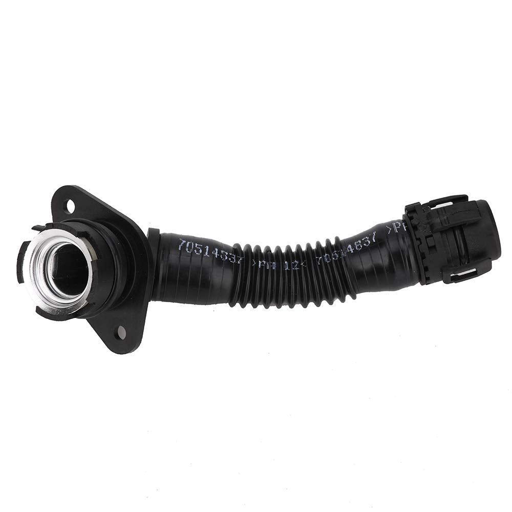 KanSmart 11127584128 crankcase vent hose for BMW N55 in engine bay, direct-fit design