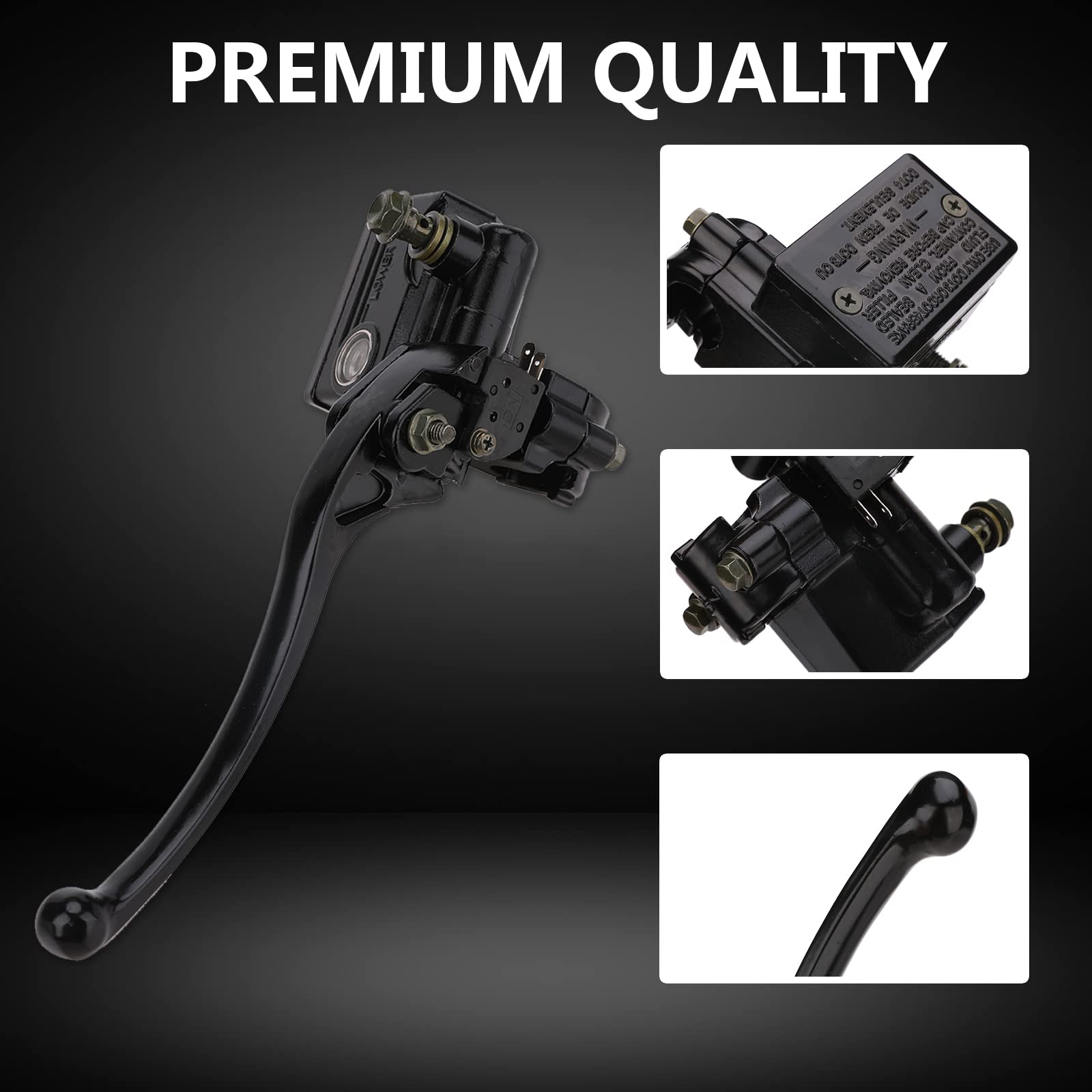 Corrosion-resistant KanSmart brake master cylinder prevents fluid bypass on rough terrain