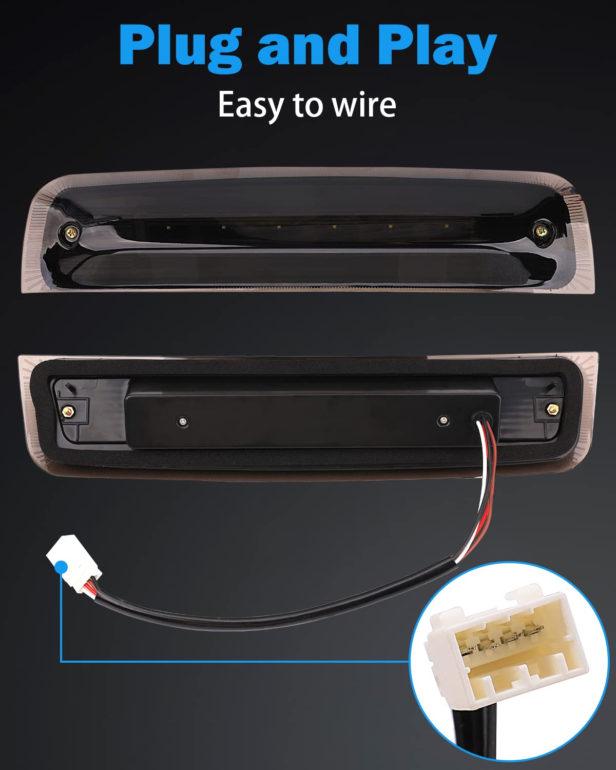 KanSmart IP65 waterproof brake light protects against water exposure