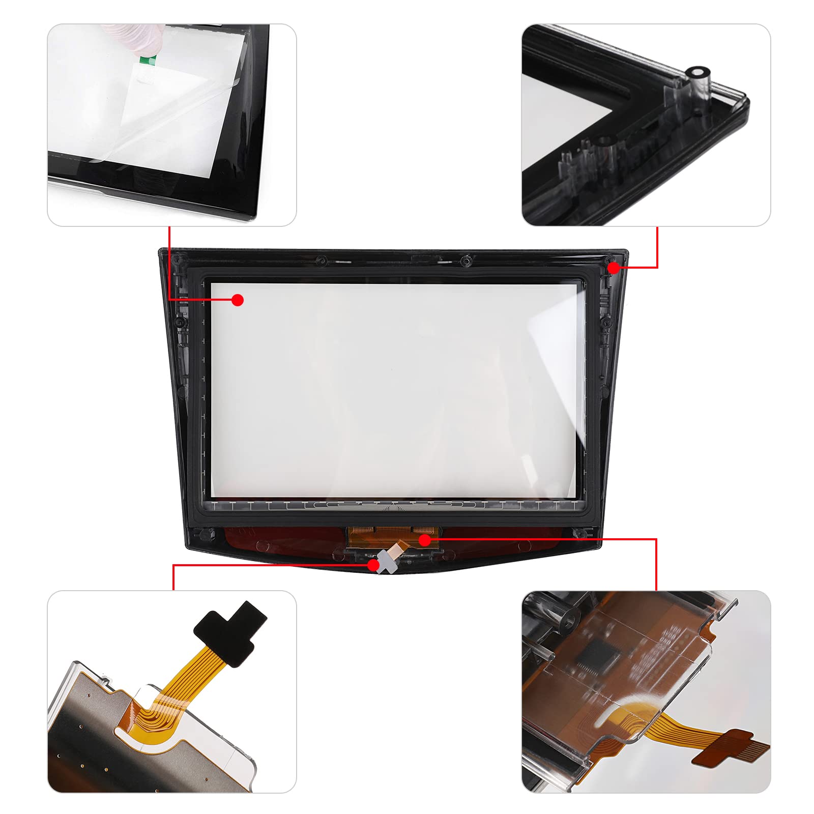 KanSmart OEM-fit screen aligns with ATS, SRX, XTS for a clean installation.
