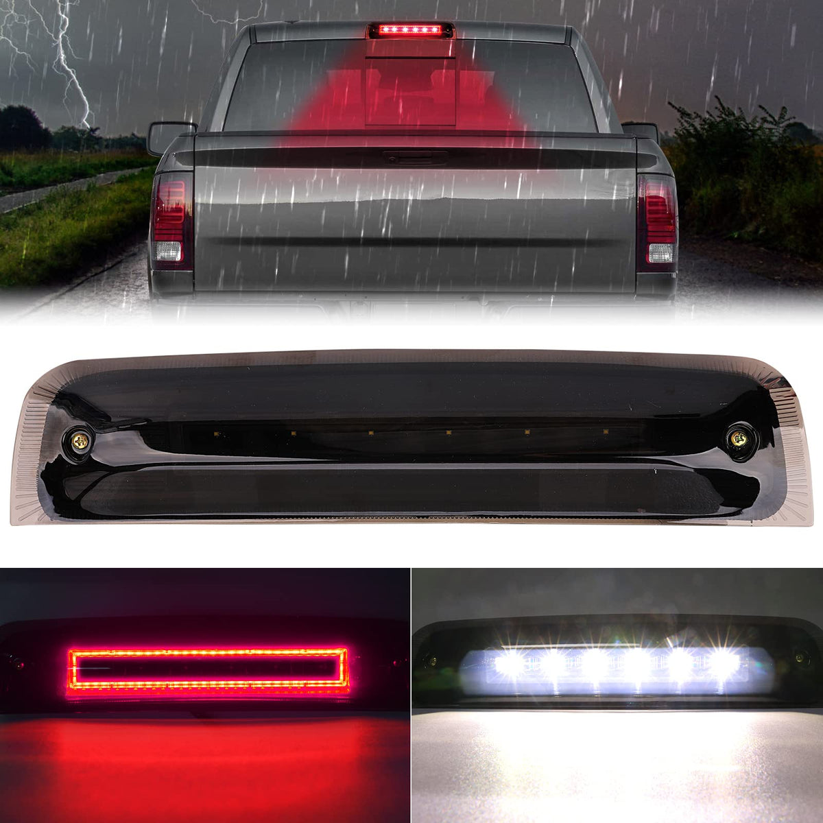 KanSmart Ram 1500 third brake light LED for brighter signaling