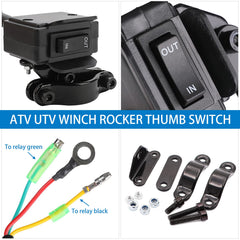 Waterproof, weatherproof switch construction suitable for harsh outdoor use.
