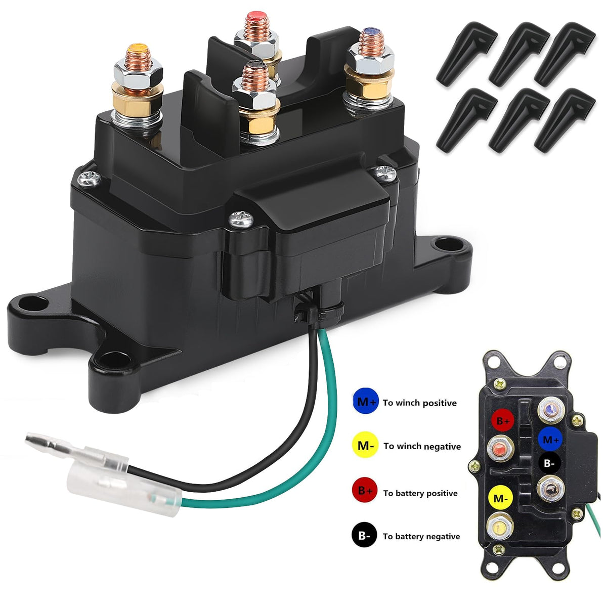 KanSmart winch solenoid relay 63070 replacement for reliable ATV/UTV power control