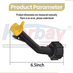 Karbay lightning spout for Blitz 900092 improves control during fueling.
