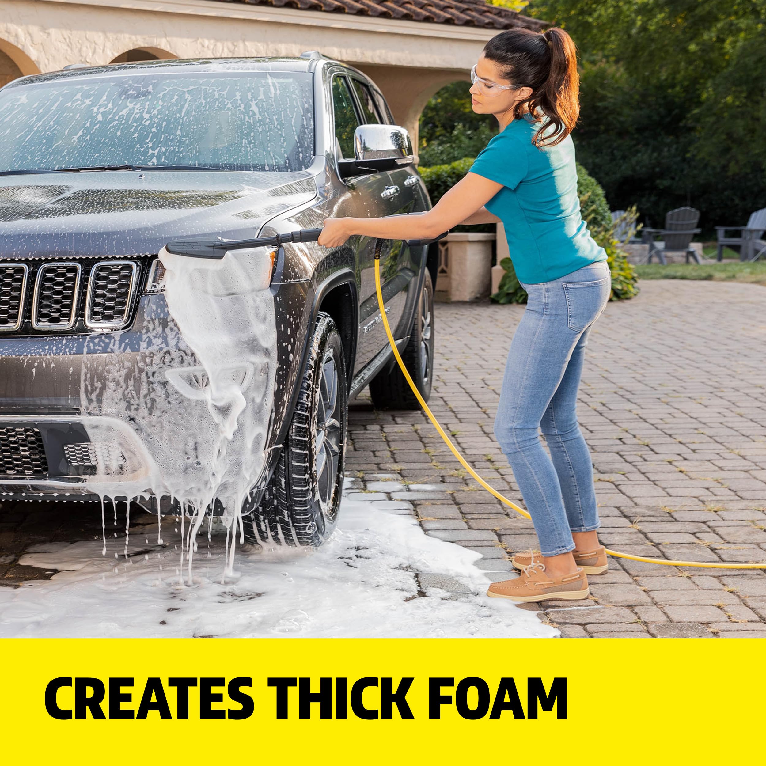 KÄRCHER Vehicle Wash and Wax pressure-washer compatible ensures easy setup