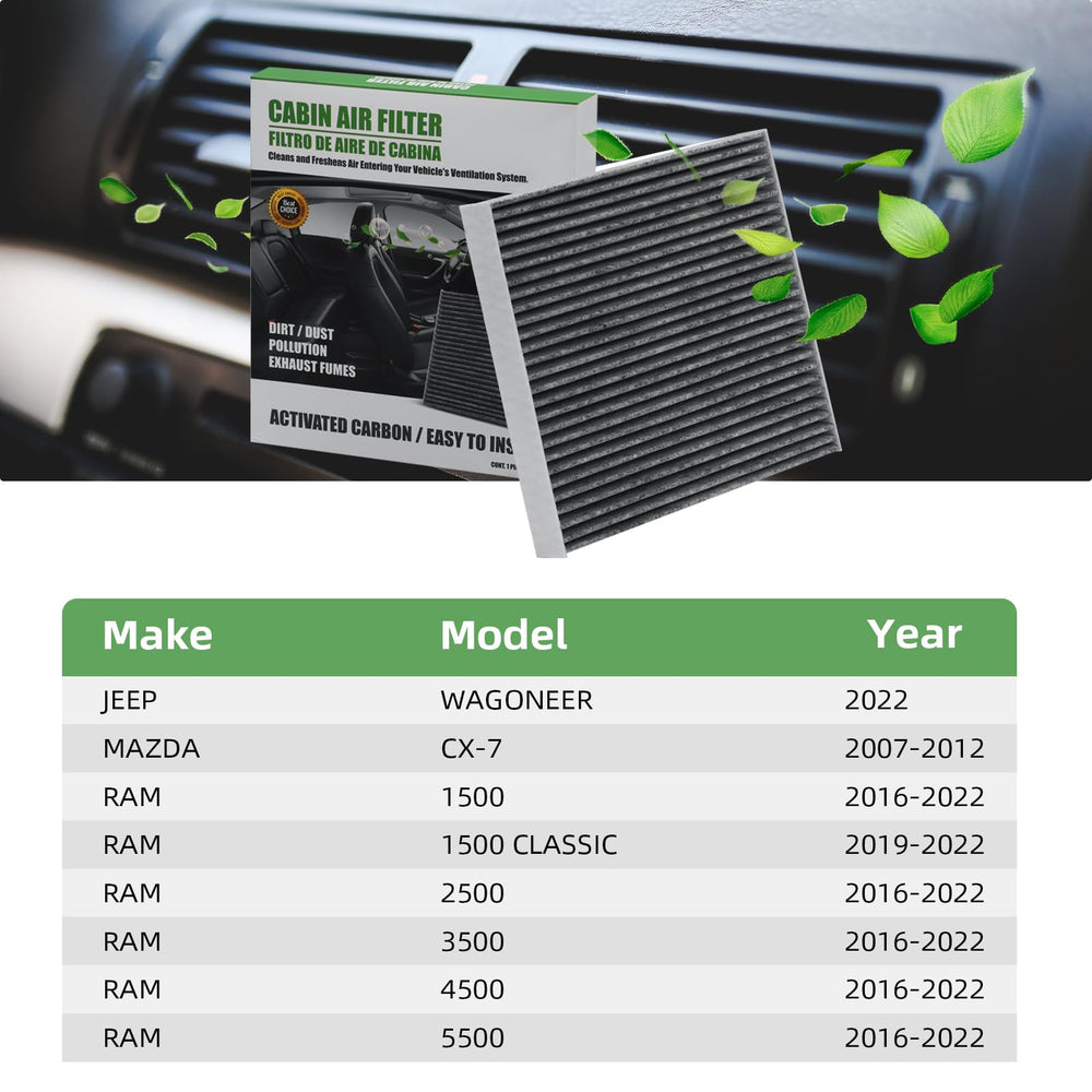KARCOCA CF11671 filters fine dust and particles