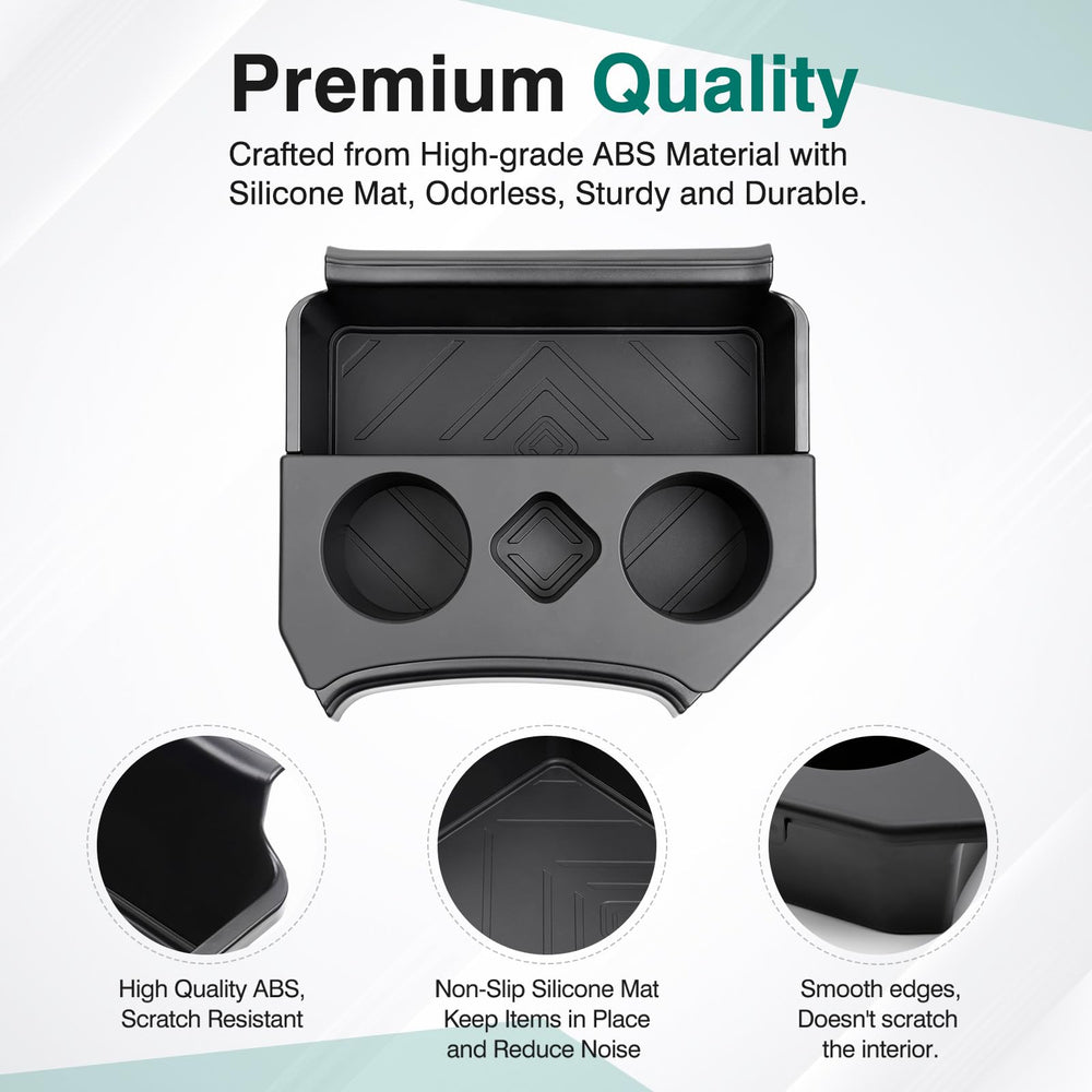 Karltys durable ABS tray offers lasting, odorless storage.