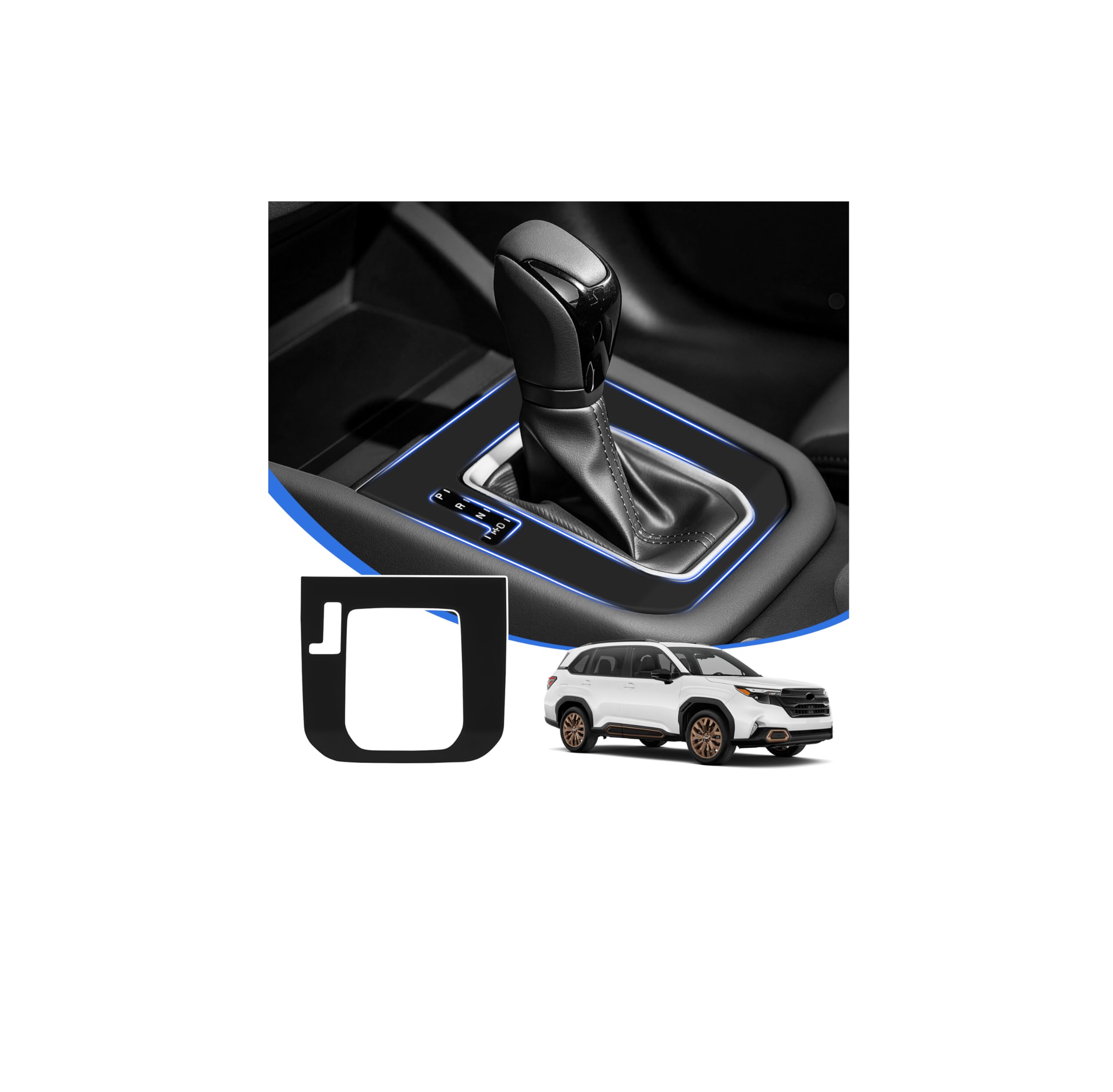 Karltys gear shift cover for Subaru Forester 2025 fits perfectly and protects the panel.