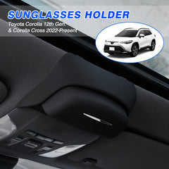 Karltys Corolla Cross glasses holder in ABS offers durability and scratch protection.