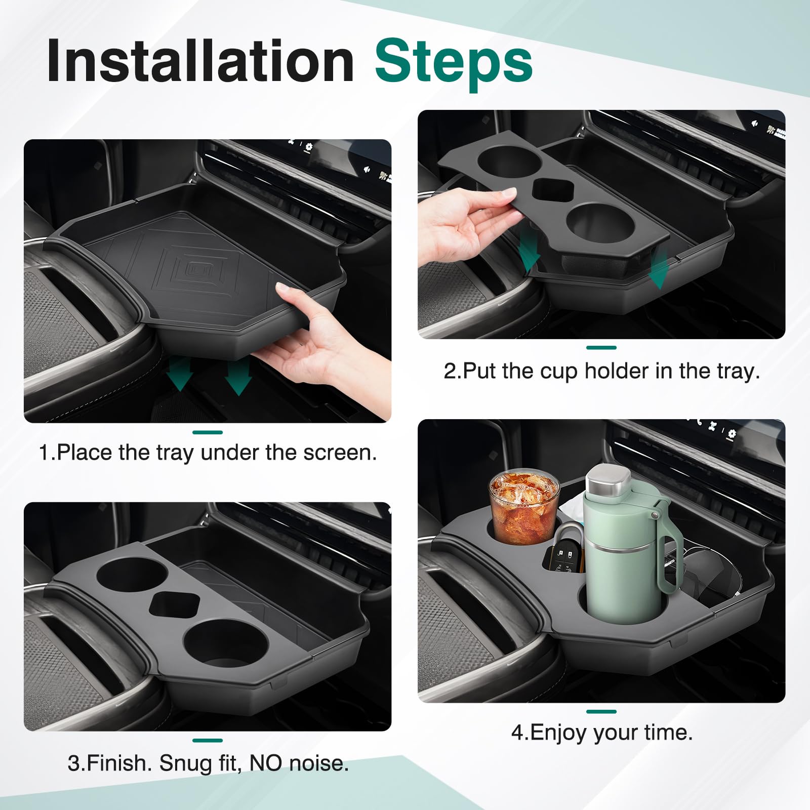 Karltys tool-free install fits securely without rattling.