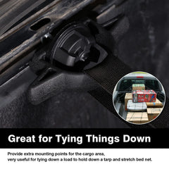 Karltys heavy-duty nylon cleat resists wear during rugged use.