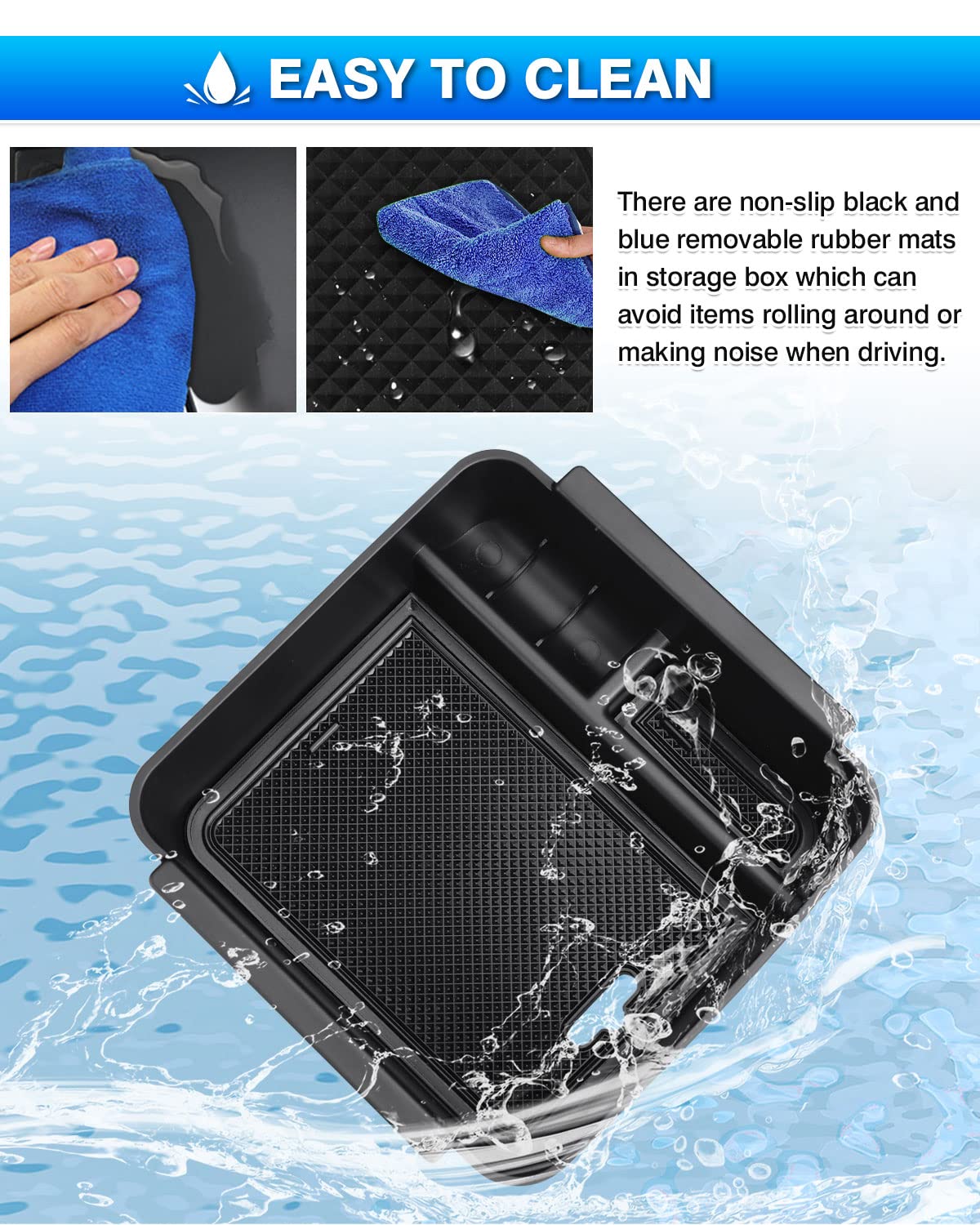 Karltys Outlander durable ABS tray resists wear during daily driving.