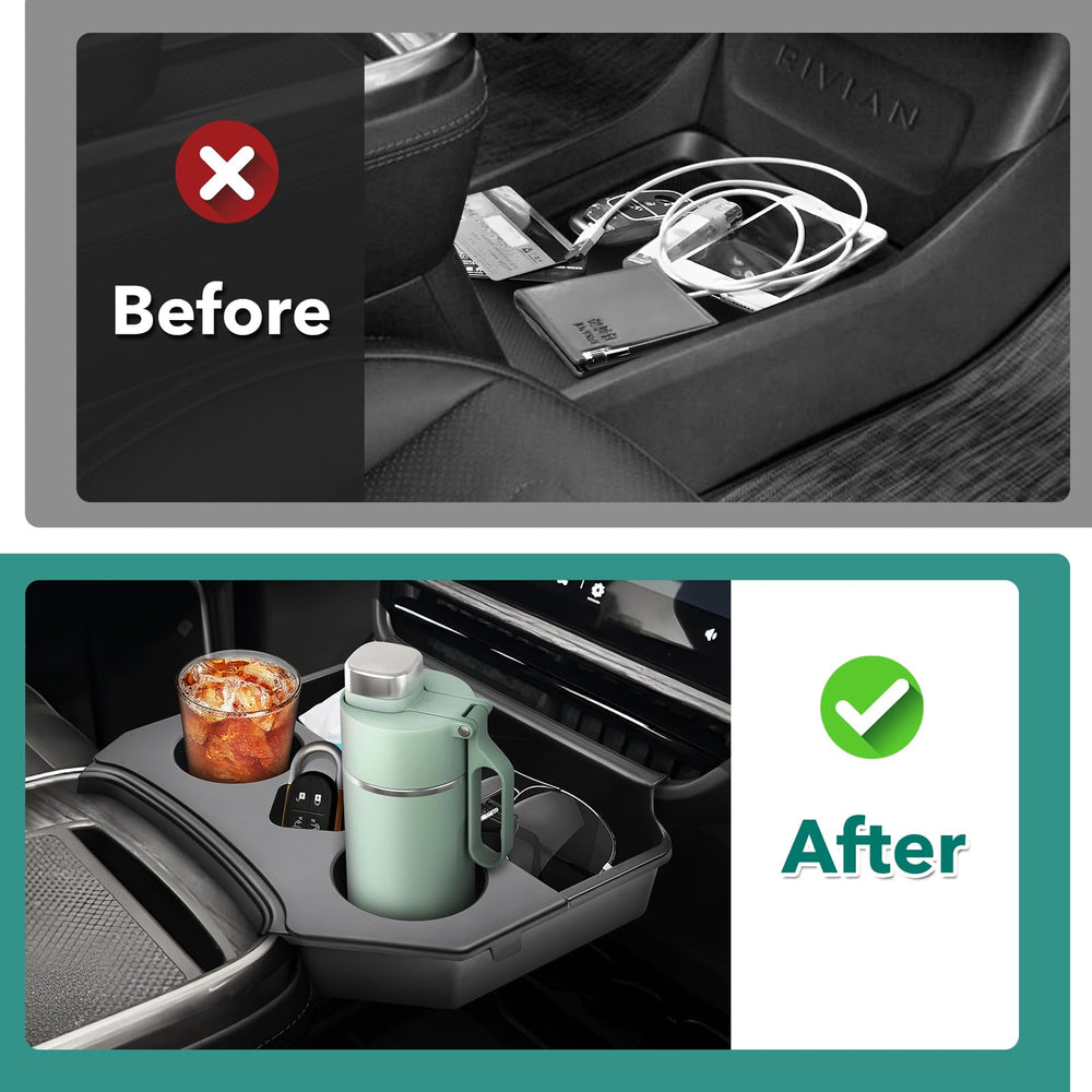 Karltys TPE anti-slip mat keeps items in place during driving.