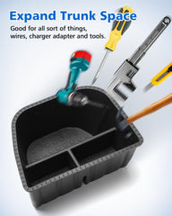Karltys trunk organizer with easy install—no tools required for a snug fit.