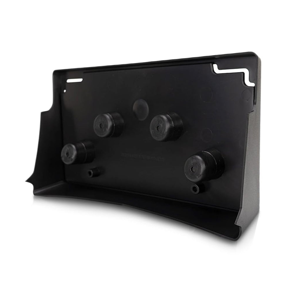 Front bracket design provides simple, secure license plate positioning.