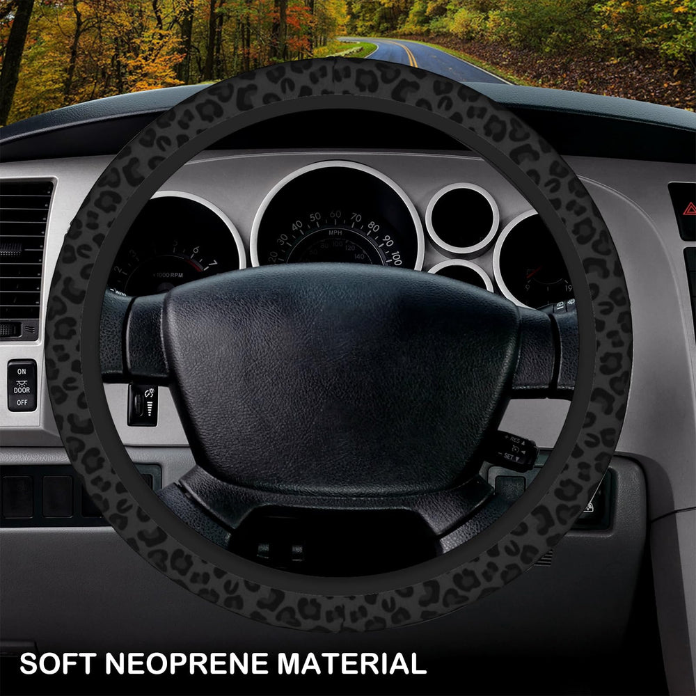 KARREAL steering wheel cover install demonstrates easy, tool-free setup.