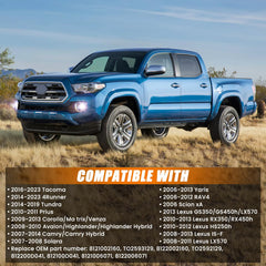 KARSAM 4Runner round LED fog lights upgrade via plug-and-play