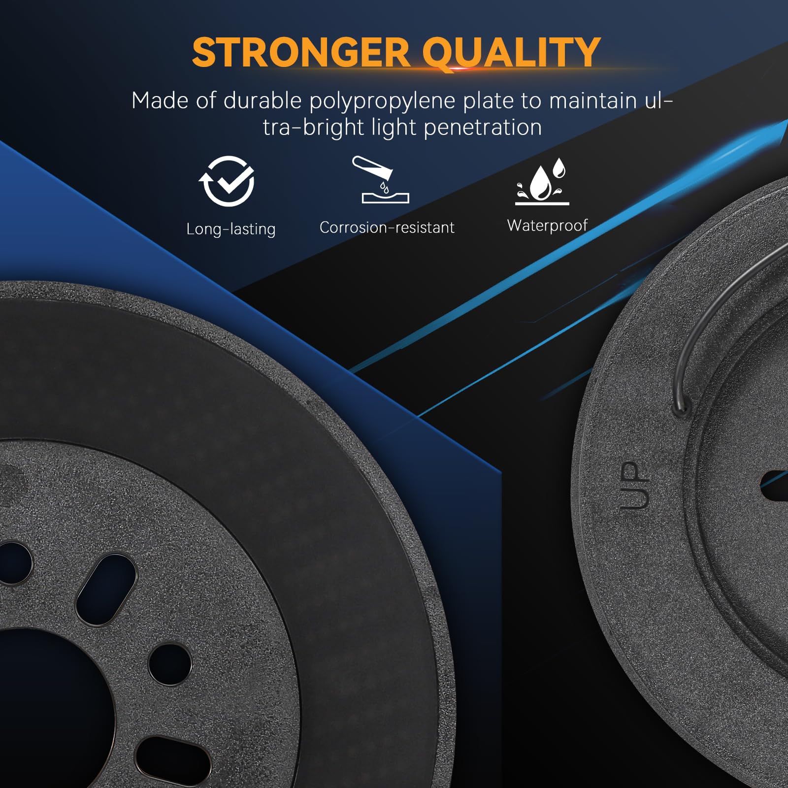KARSAM rugged ABS housing resists corrosion and harsh weather