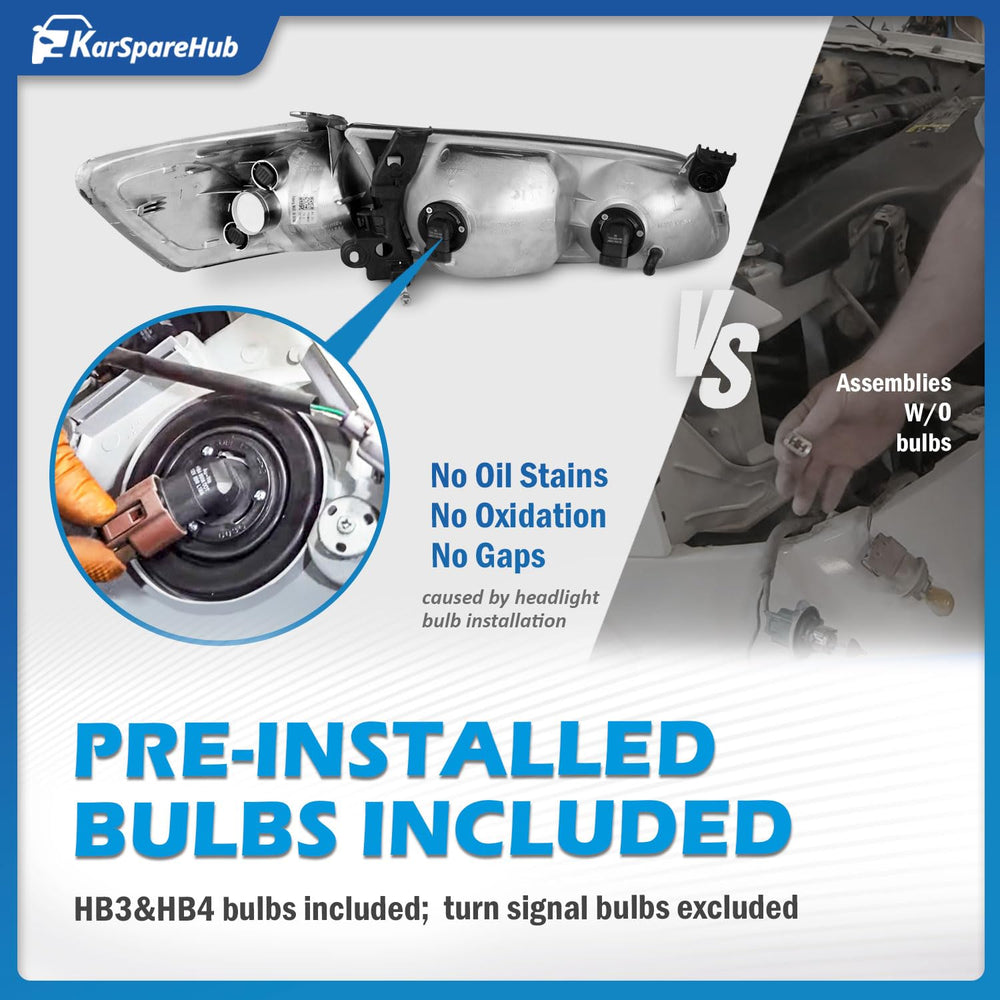 KarSpareHub Camry headlamp chrome housing angle shot for style and signaling