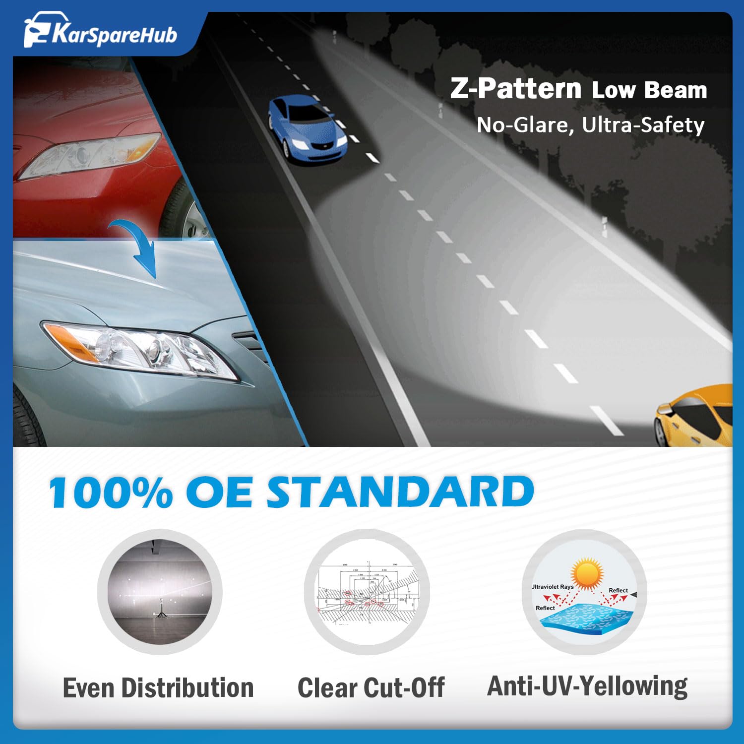 DIY installation guide for KarSpareHub Camry headlight assembly