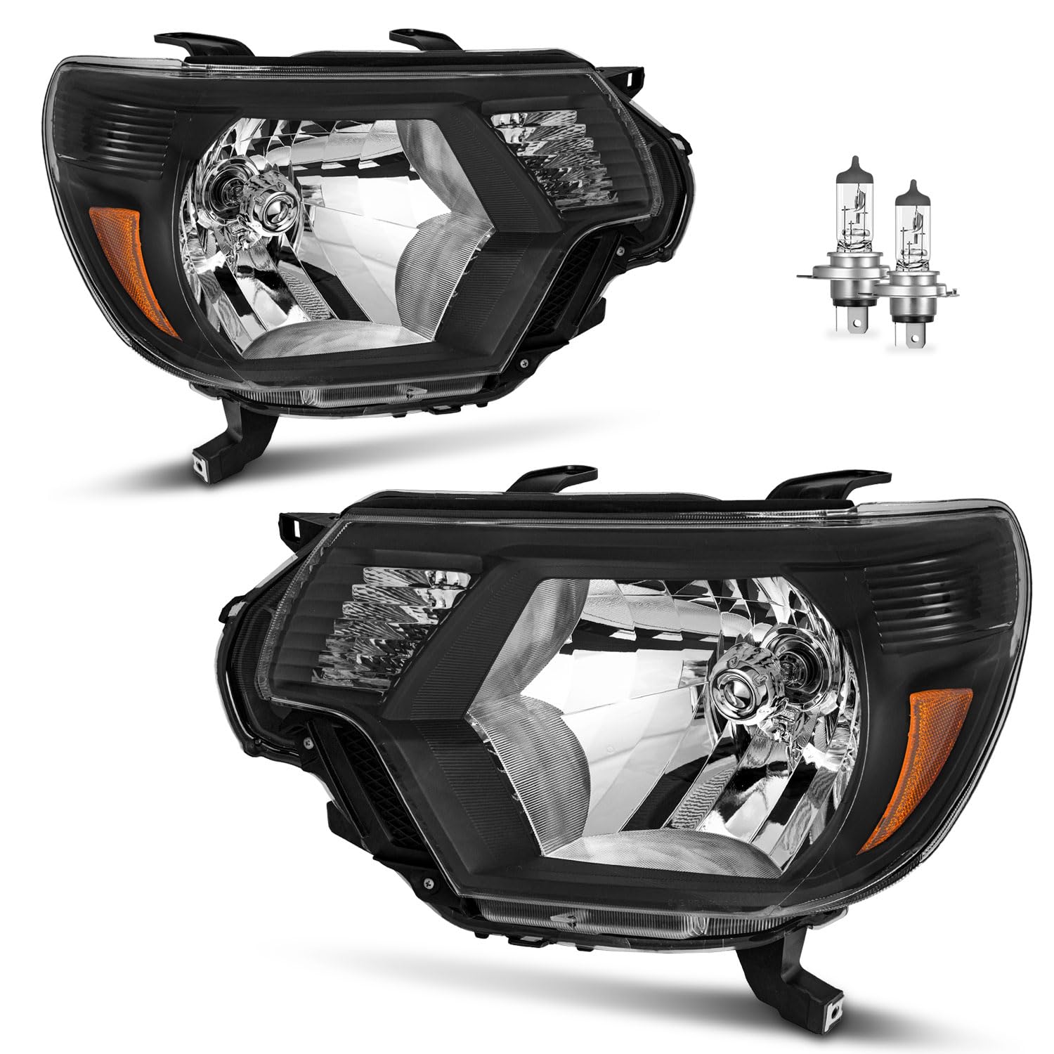KarSpareHub headlights assembly for 2012-2015 Tacoma driver side with precise fit and night visibility
