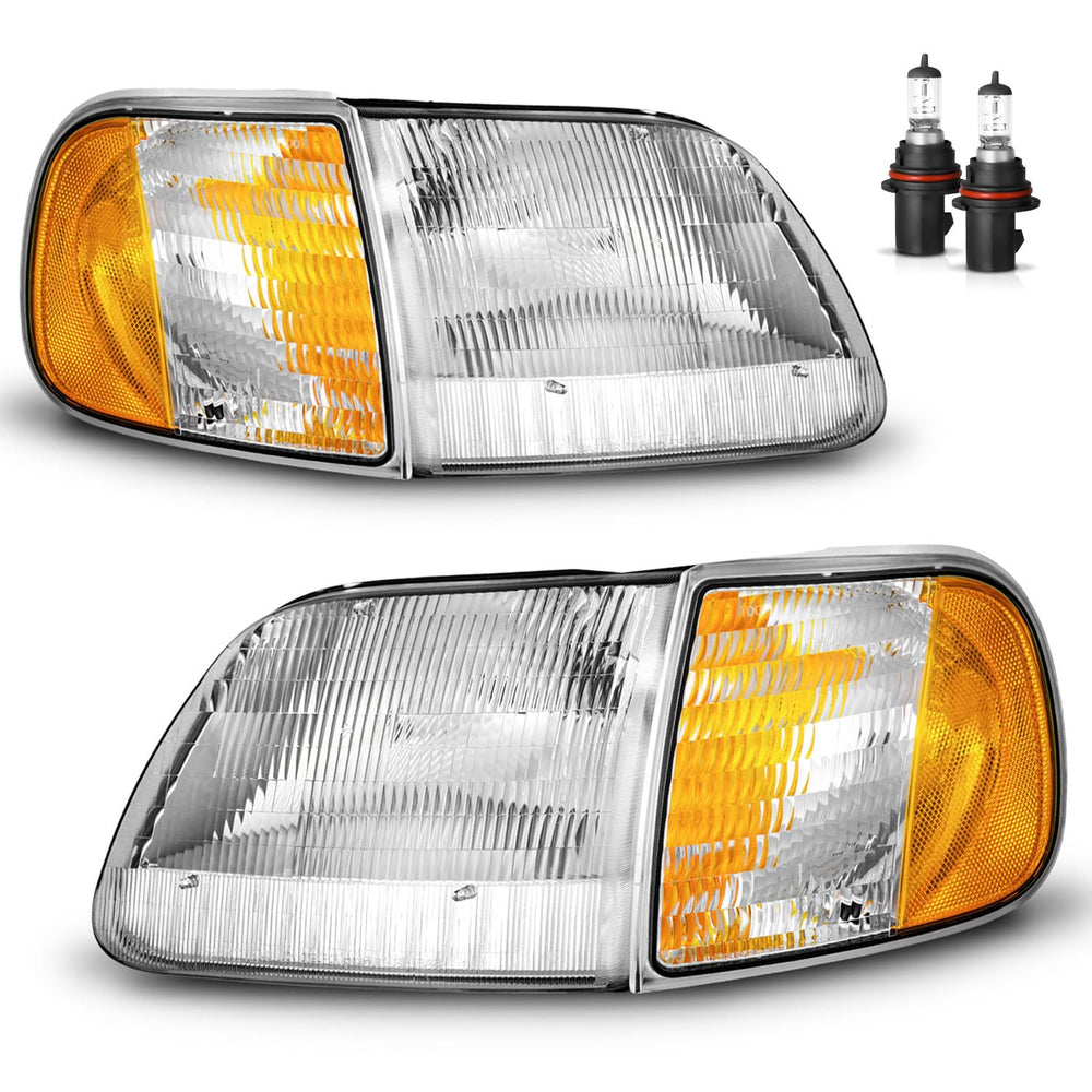 KarSpareHub left headlight assembly for precise fit on 1997–2003 F-Series