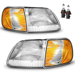 KarSpareHub left headlight assembly for precise fit on 1997–2003 F-Series