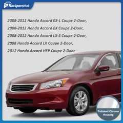 KarSpareHub Honda Accord headlights, bulbs included for easy replacement