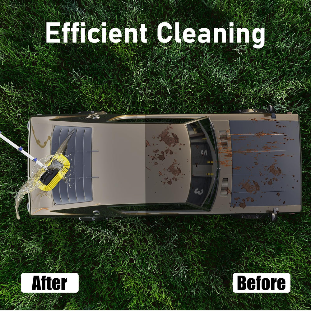 Karveden car, truck, SUV, and RV cleaning brush versatility