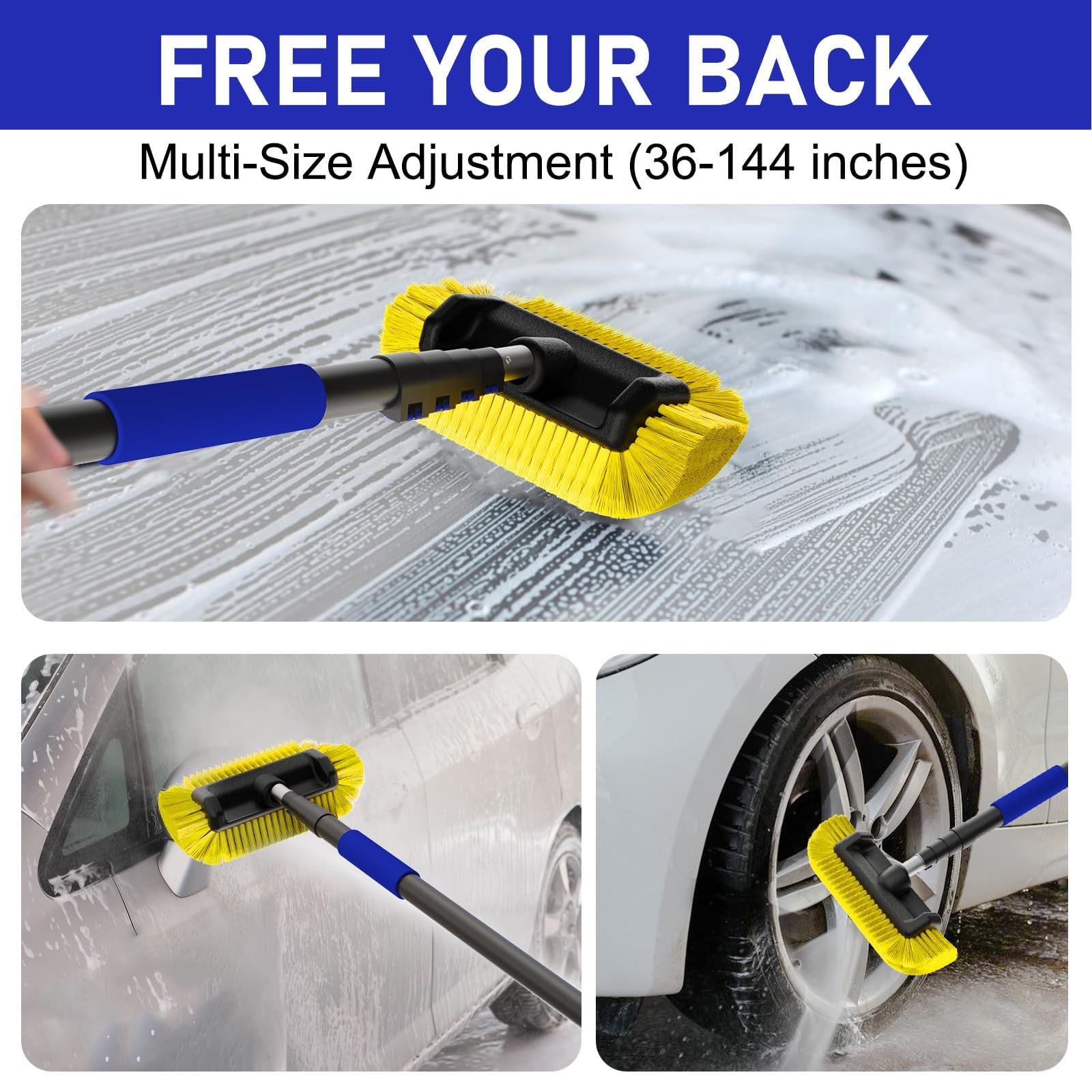 Karveden lightweight cleaning brush design reduces fatigue during use