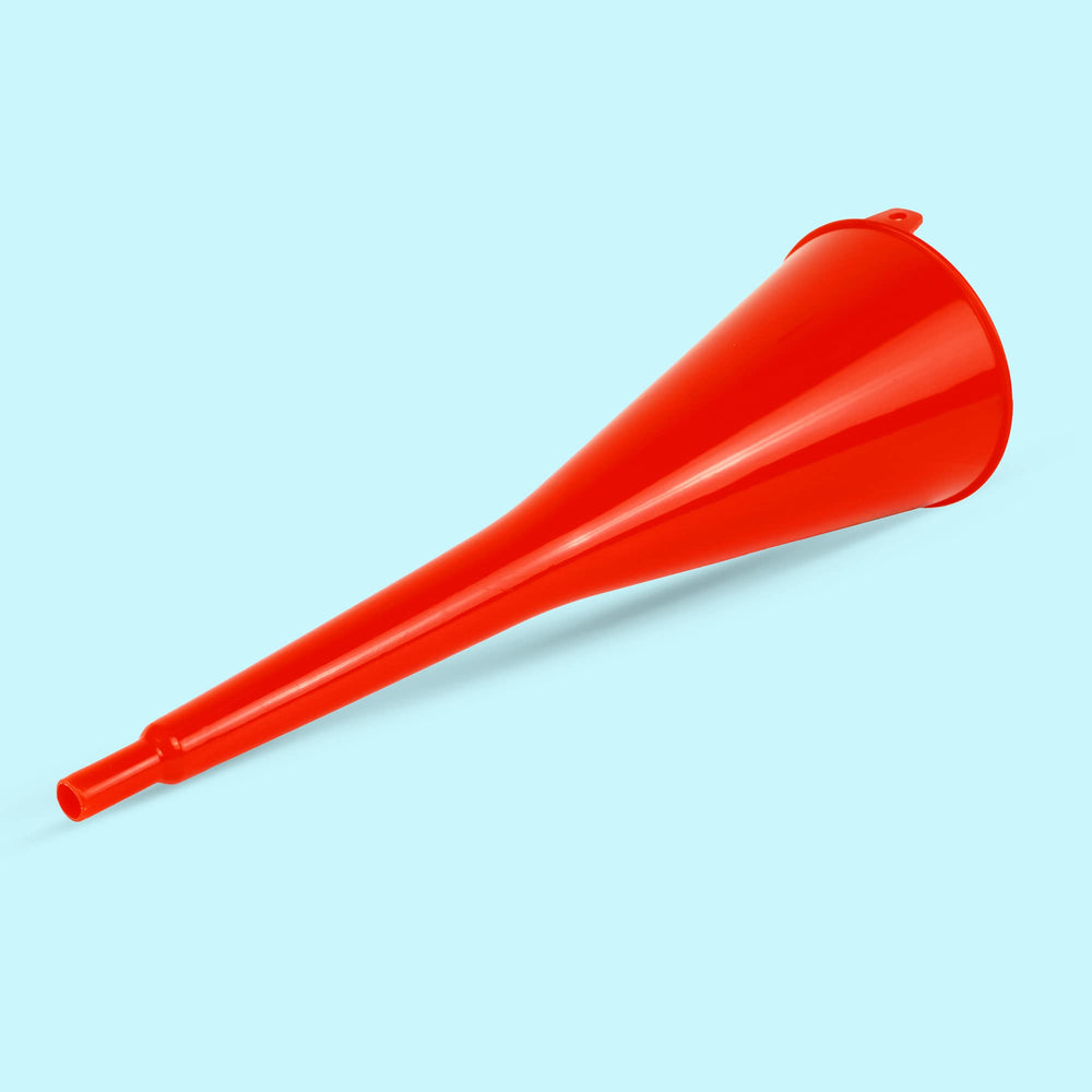 KarZone durable, corrosion-resistant funnel set stores easily for garage and kitchen use