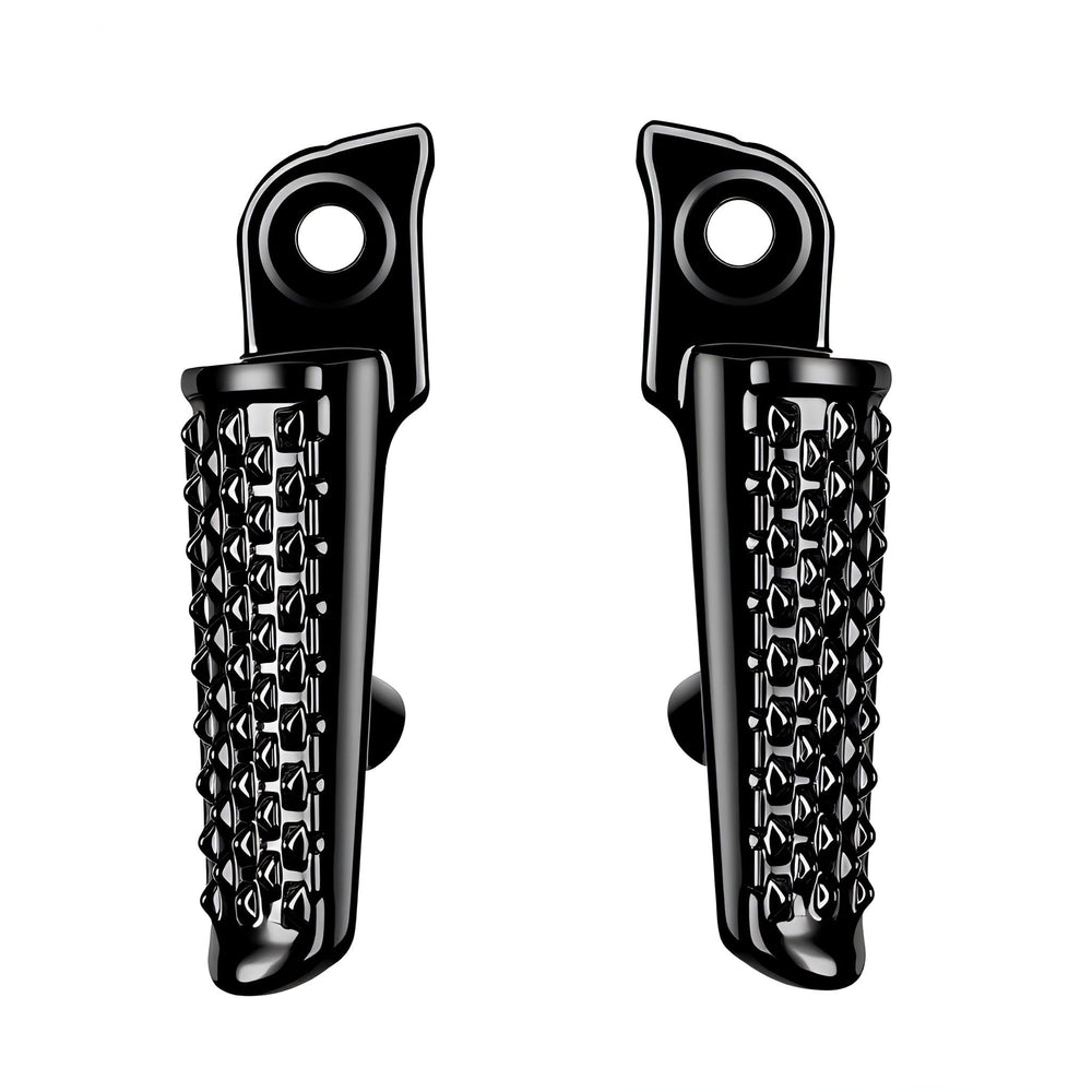 KASIMT aluminum footpegs highlighting lightweight and strength.