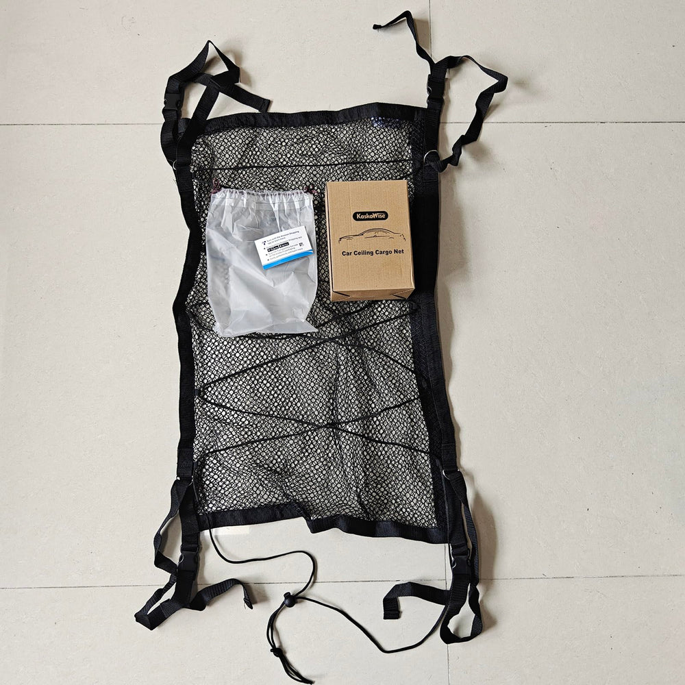 Kaskawise anti-fall zipper design prevents items from slipping during drives